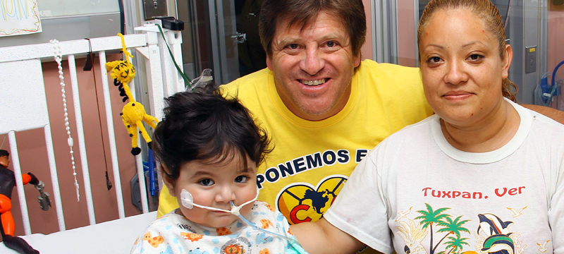 Las Águilas visitaron el Hospital Federico Gómez - Club América