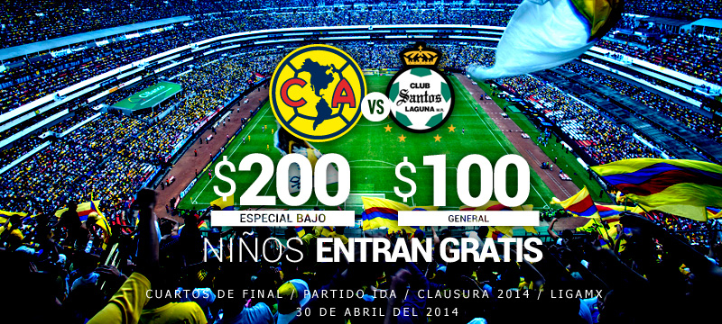 Adquiere tu boleto para el América vs Santos * Club América - Sitio Oficial