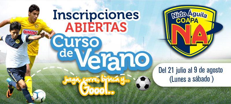 Curso de verano Nido Águila Coapa * Club América - Sitio Oficial