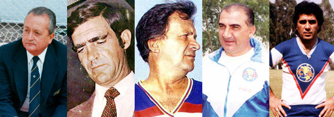 Cinco grandes entrenadores * Club América - Sitio Oficial